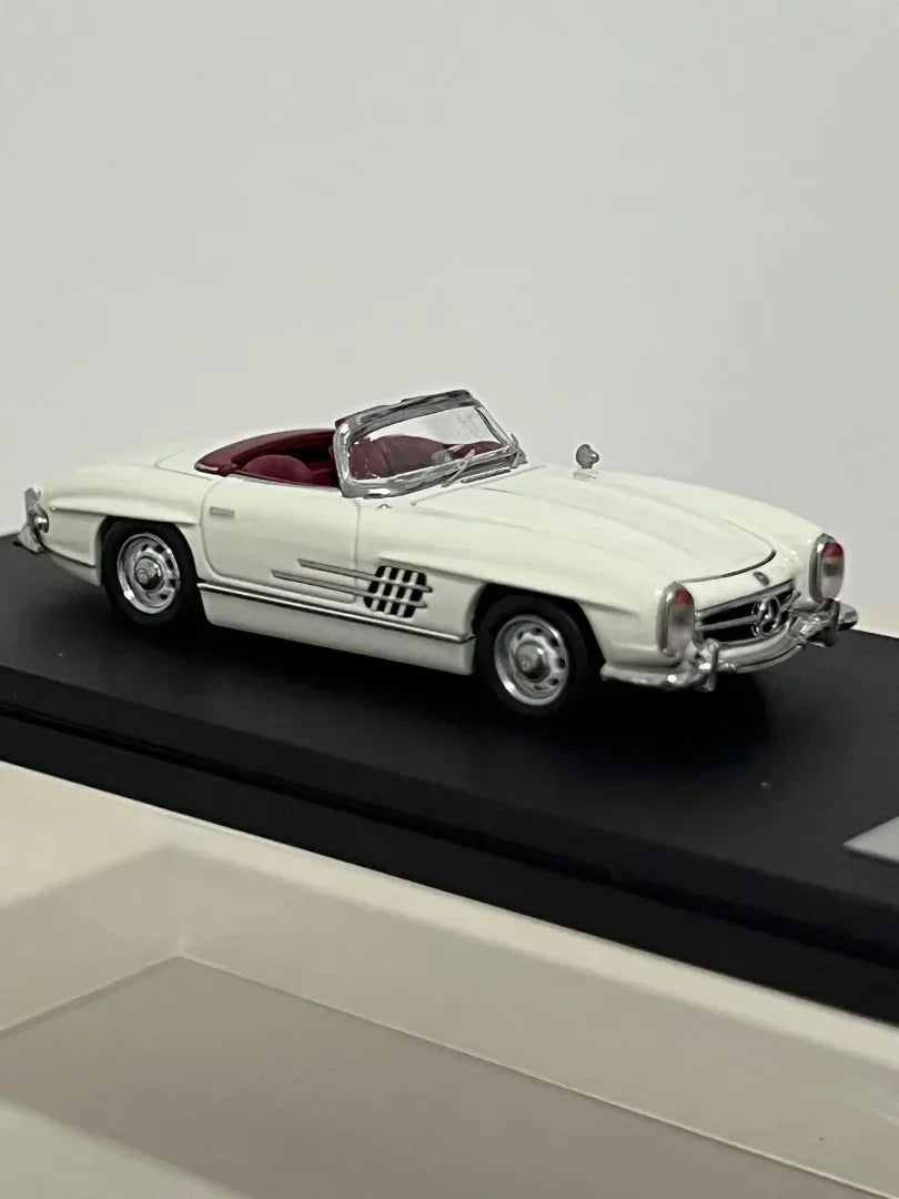 GFCC 1960 Mercedes-Benz 300SL Roadster White 1/64 Scale Diecast Model Car - Jaiman Toys