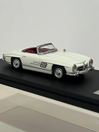 GFCC 1960 Mercedes-Benz 300SL Roadster White 1/64 Scale Diecast Model Car - Jaiman Toys