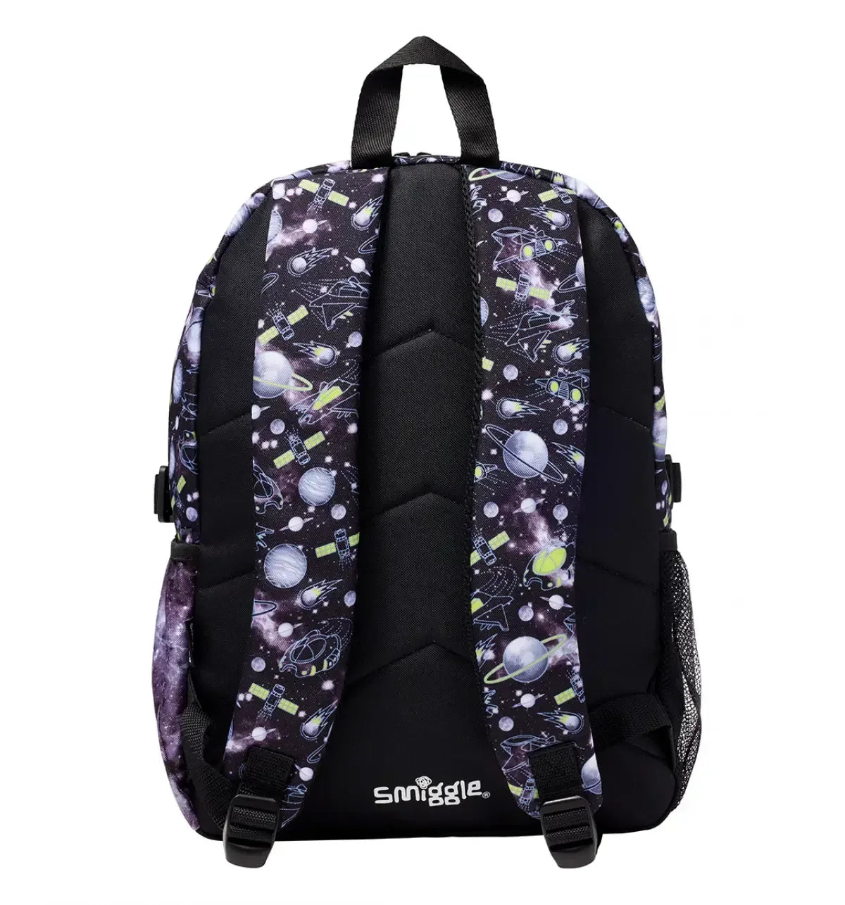 Smiggle School Bag : Space Fly High Colorful & Stylish 16 Inch Backpack for Kids - Jaiman Toys