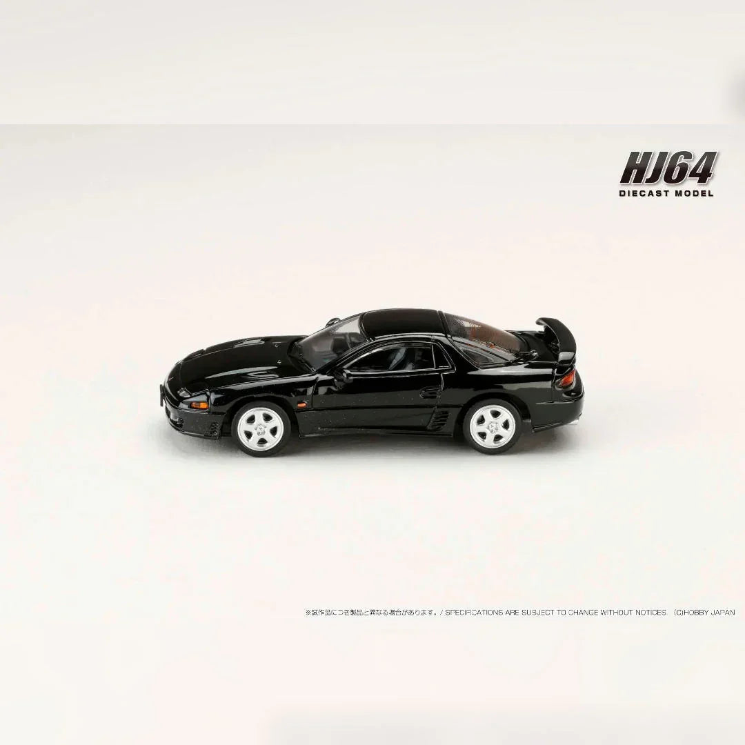 HJ64 1:64 Mitsubishi GTO TWINTURBO Tuscan Black Pearl HJ641065ABK - Jaiman Toys