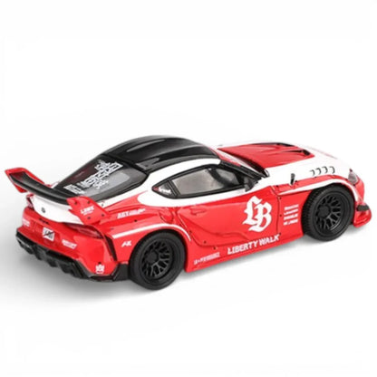 Mini GT 1:64  LB WORKS Toyota GR Supra Red White | Premium Diecast Collector Model