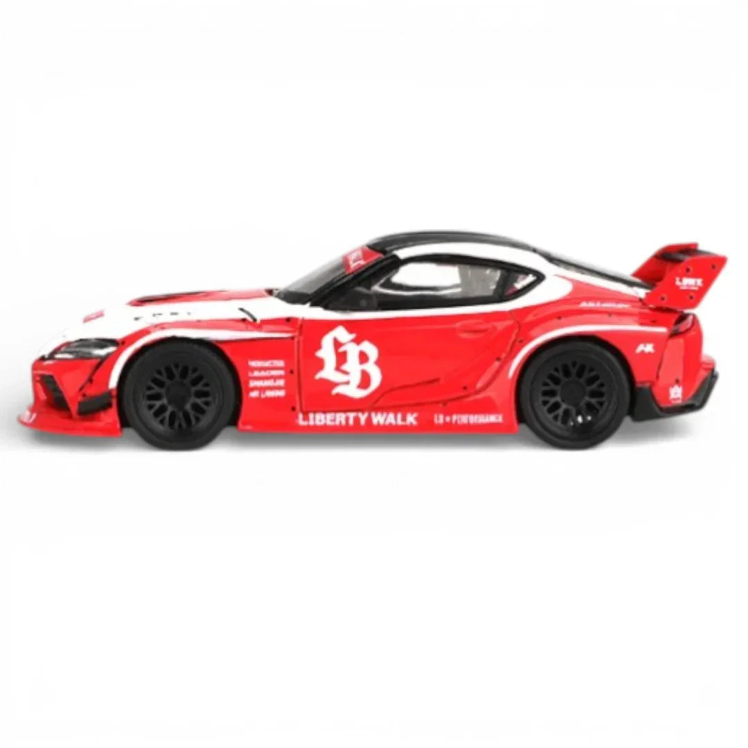 Mini GT 1:64  LB WORKS Toyota GR Supra Red White | Premium Diecast Collector Model