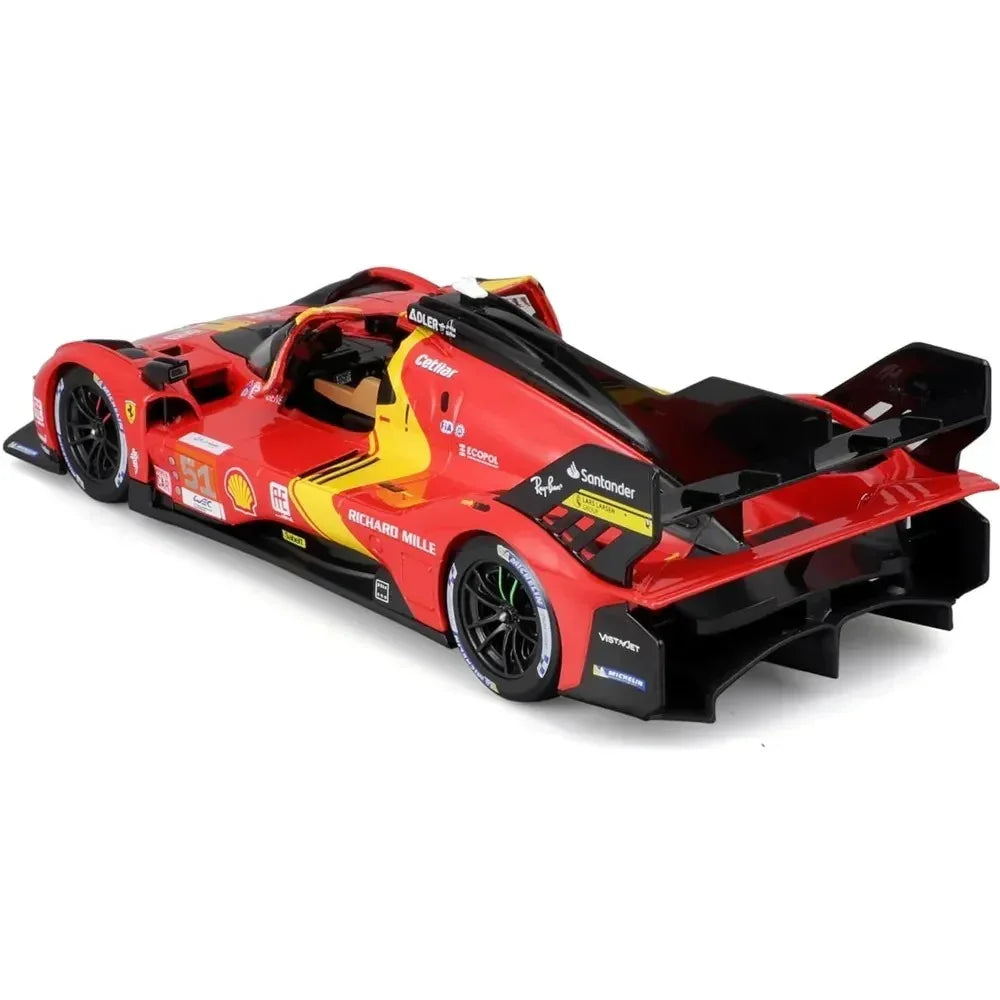 Bburago Racing 1/24 Ferrari 499P 24th LeMans Diecast Car Model for Collectors 14+ Years - Jaiman Toys