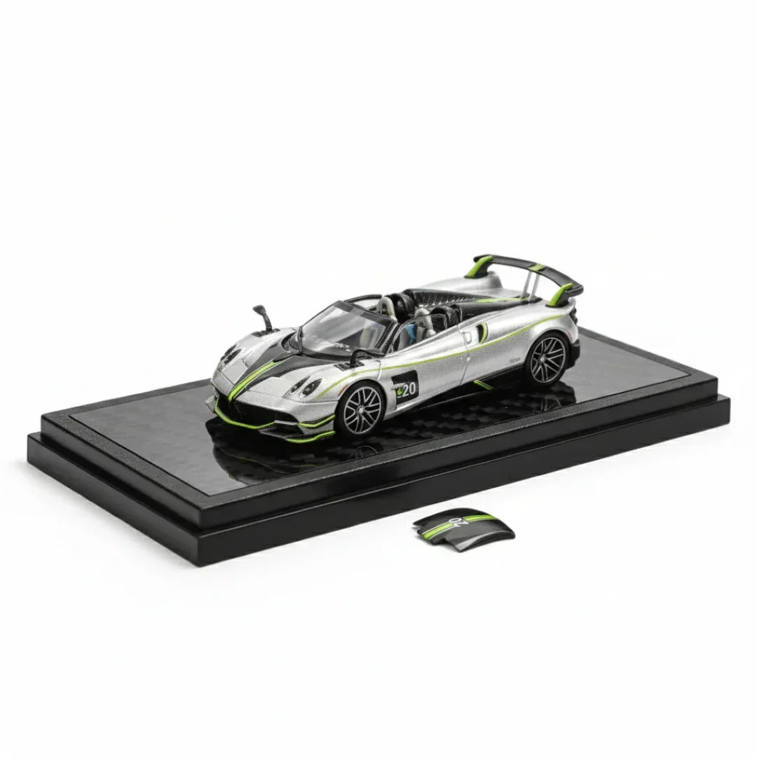 LCD Models 1:64 Pagani Huayra Roadster BC #20 (2024) Die-Cast Supercar – Premium Display Model | 2 Variants