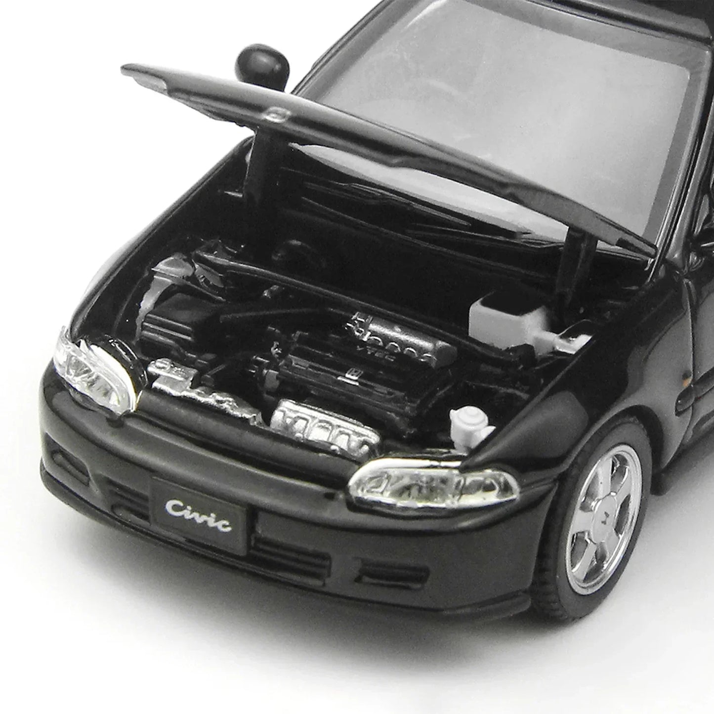 LCD Models 1:64 Honda Civic EG6 (Black) Diecast Scale Model Car