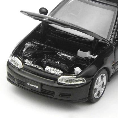 LCD Models 1:64 Honda Civic EG6 (Black) Diecast Scale Model Car