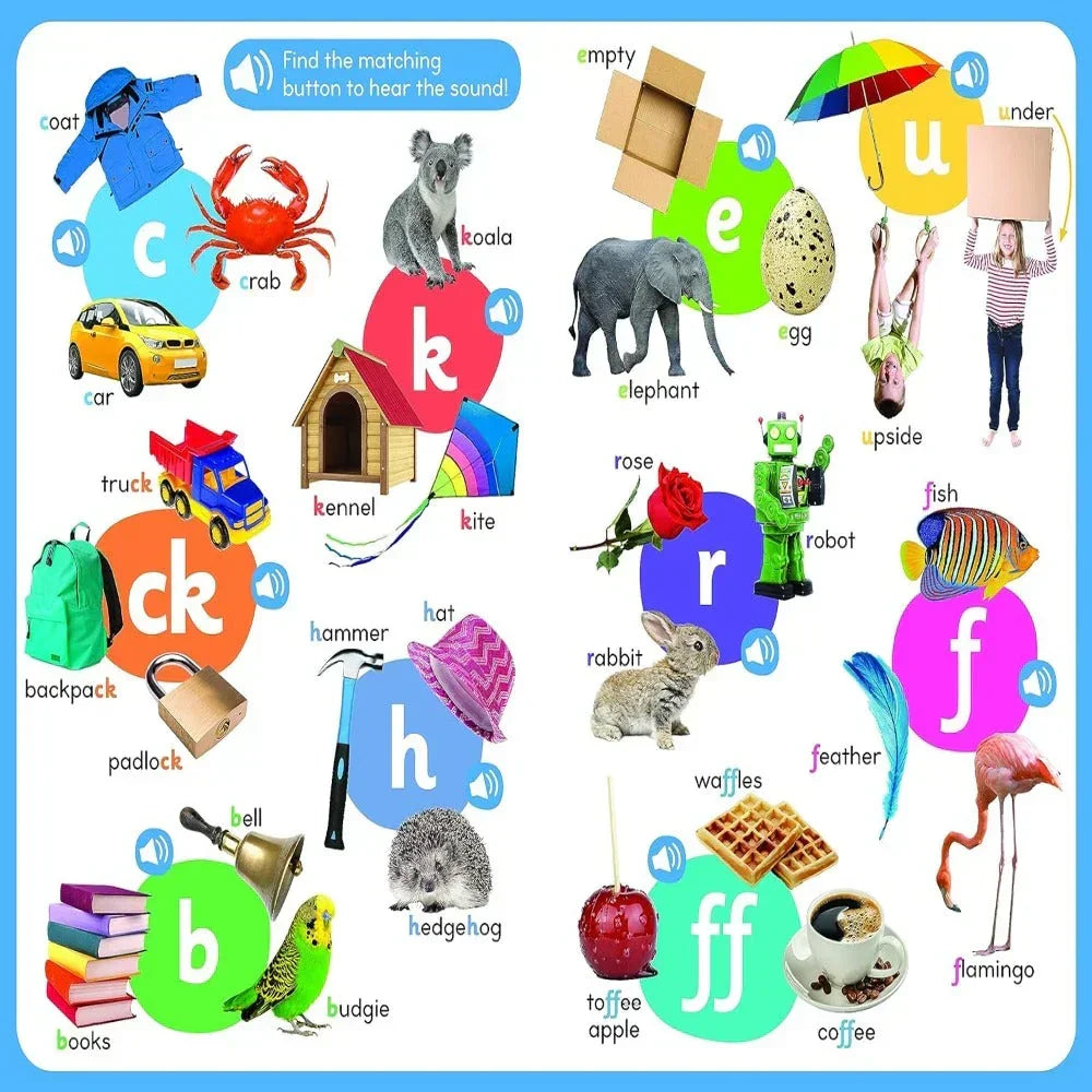 50 First Phonics Sound Book - Jaiman Toys