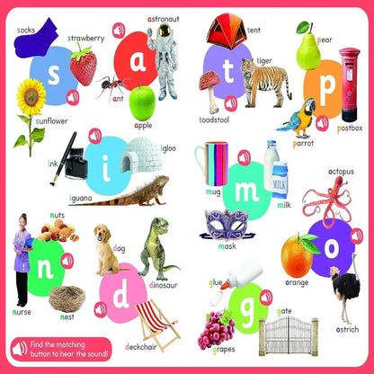 50 First Phonics Sound Book - Jaiman Toys