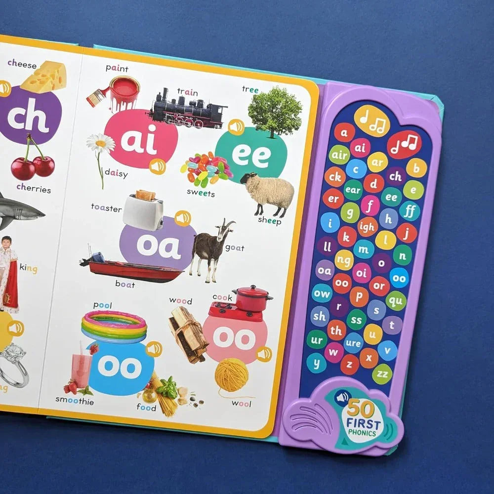 50 First Phonics Sound Book - Jaiman Toys