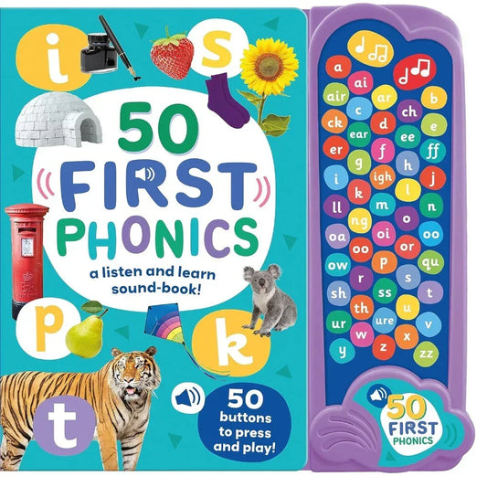 50 First Phonics Sound Book - Jaiman Toys