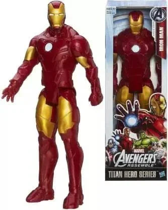 ToySiri! Titan Hero Series Super Hero Characters Action Figure Iron Man Best Gift for Birthday Kids Toddlers Boys Girls 12Inch - Jaiman Toys