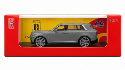 SC ART 1:64 Rolls Royce Cullinan Diecast Model Car | Premium Luxury SUV Scale Model Collectible for Kids & Collectors