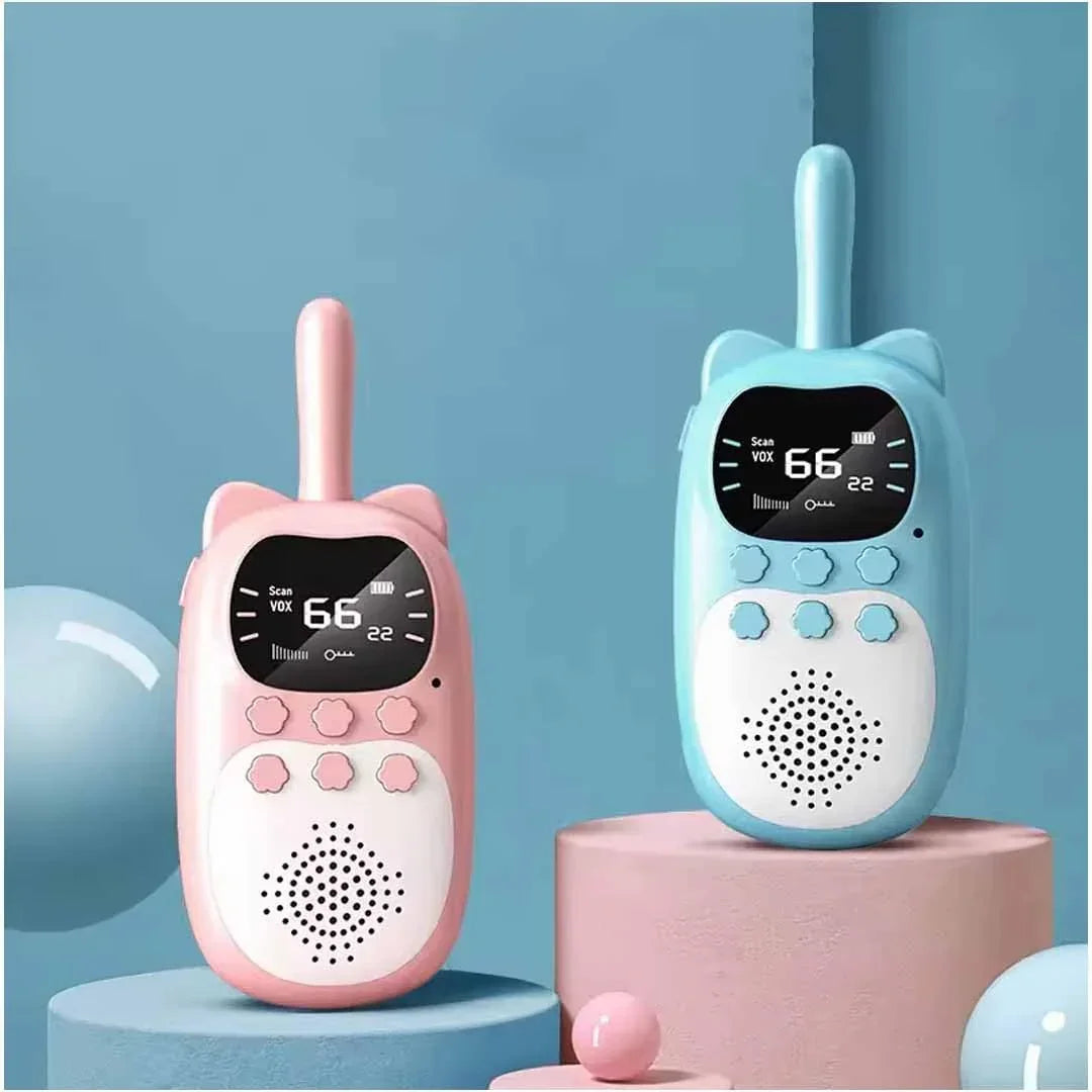 Walkie Talkies for Kids Rechargeable with Flashlight, Handheld Walki Talkies with Wearable Lanyard &amp; Back Clip for Outdoor Camping Games,Toys Gifts for... - Jaiman Toys