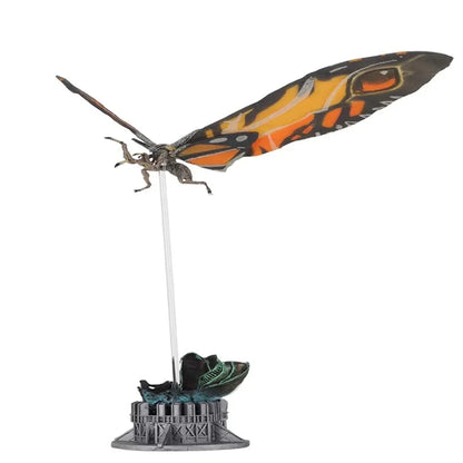 Godzilla 2019: Mothra 7 Action Figure with Articulated Wings and Display Base - Jaiman Toys