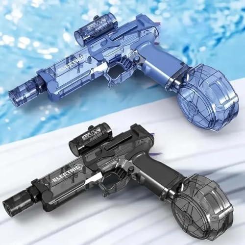 Kids Ultimate Battle Blaster Long Range Electric Water Blaster with Light,Squirt Guns Electric Water Gun Toy (Weal Walker Water Gun - Blue) - Jaiman Toys