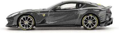 BBR Models 1:64 Ferrari 812 Competizione Grigio Competizione Limited Edition Die-Cast Model Car – Premium Collectible Sports Car
