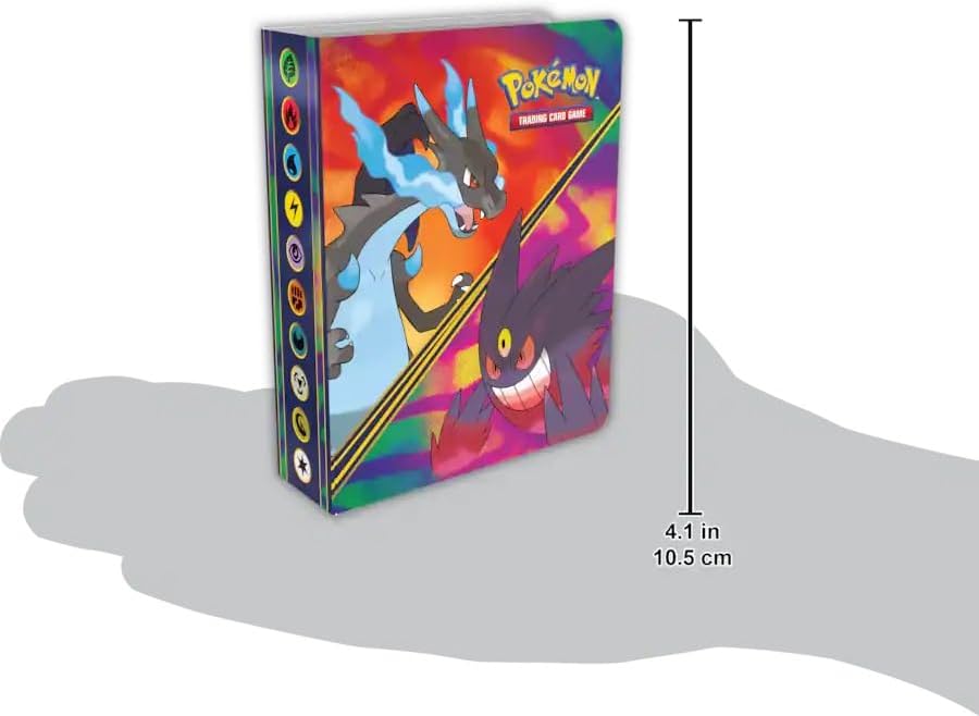 Pokémon Trading Card Game 2026 Mini Portfolio with Booster Pack | Official Pokémon TCG Card Holder Album