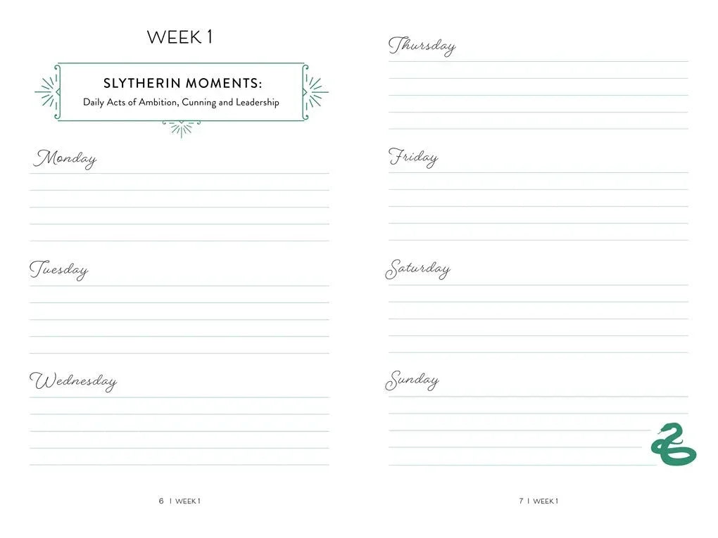 Harry Potter: Ambition: A Guided Journal for Embracing Your Inner Slytherin - Jaiman Toys