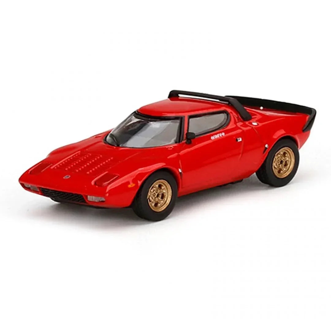 Mini GT Die-Cast Collector's Model - Lancia Stratos HF Stradale in Rosso Arancio" - Jaiman Toys