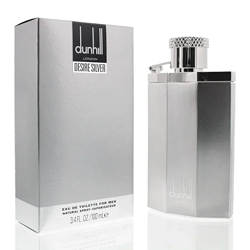 Dunhill Silver by Alfred Dunhill for Men - 100 ml (3.4 oz) Eau de Toilette Spray (Retail Pack) - Jaiman Toys