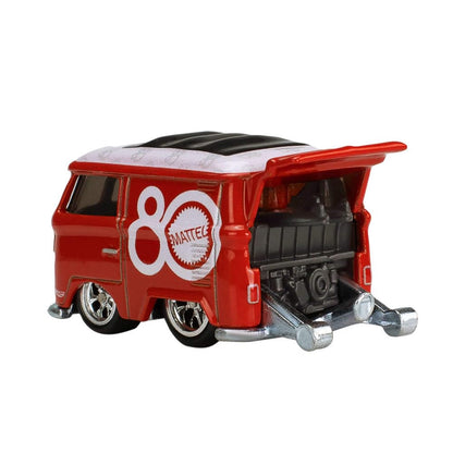 Hot Wheels Premium Pop Culture Combo Pack – Scooby-Doo The Mystery Machine + Mattel 80th Anniversary Kool Kombi Die-Cast Vehicles with Real Riders