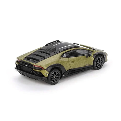 Mini GT Die Cast Collectrors Model Cars: (Lambo'Rghini Hura'can Sterrato Verda GEA Matt) - Jaiman Toys