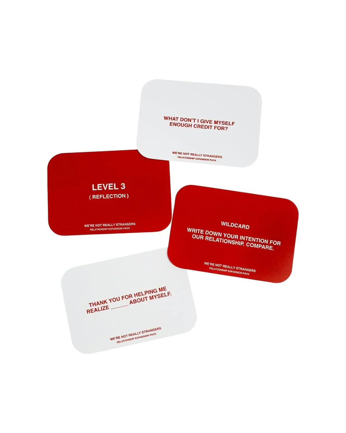 We’re Not Really Strangers Expansion Pack – Add-On Card Deck for Deeper Conversations - Jaiman Toys