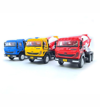 Centy Magna Concrete Mixer Pull Back Construction Toy Truck for 3Y+ Assorted Colours