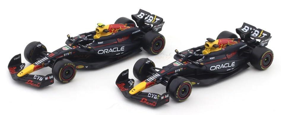 Bburago 2024 Oracle Red Bull Formula F1 Racing Team RB20 Set of 2 Cars 1:43 Die Cast Scale Miniature Model Cars, with Photo Frame Packaging - Jaiman Toys