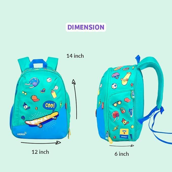 Rabitat School Bags Smash Unisex School Bag – Fun & Durable Backpack for Kids (4-8 Years) - Jaiman Toys