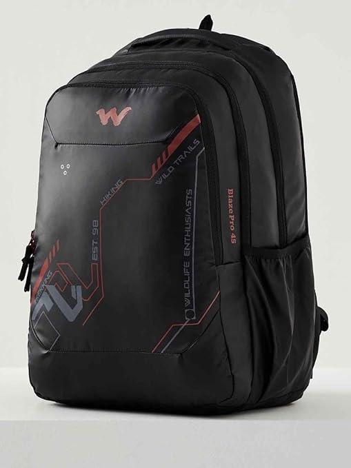 Wildcraft Blaze Pro 45L Laptop & School bags (12954) – Spacious, Durable & Weather-Proof Bag with Rain Cover for Work, Travel & College - Jaiman Toys