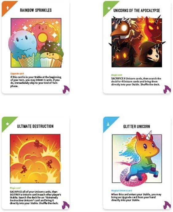 Unstable Unicorns Rainbow Apocalypse Expansion Board Game - Jaiman Toys