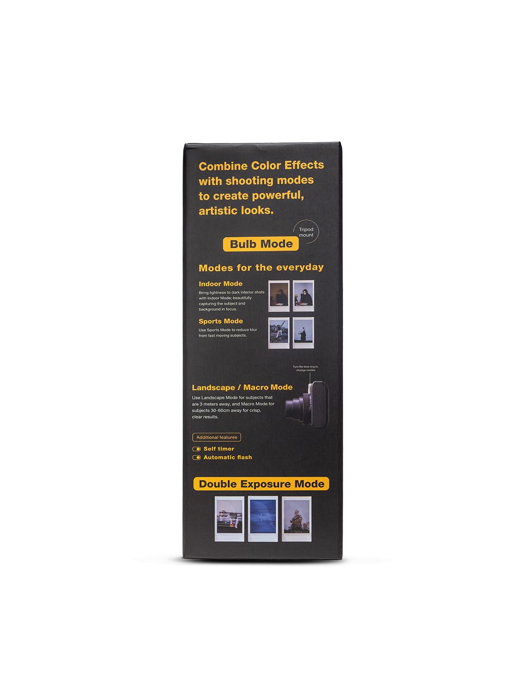 Fujifilm Instax Mini 99 Premium Instant Camera Pack with 20 Shots Film – Black