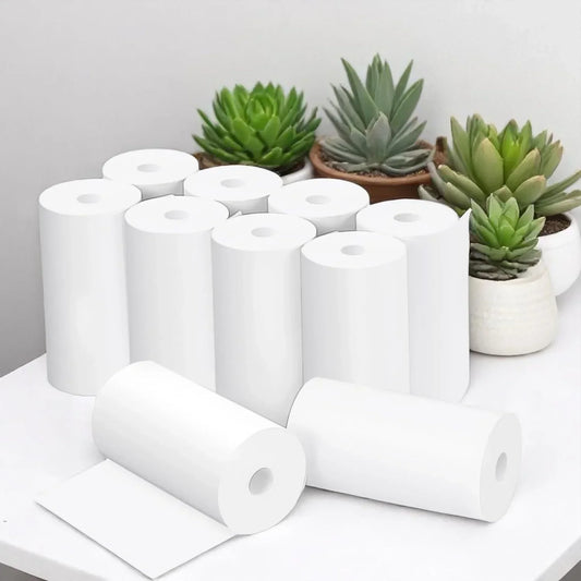 Thermal Paper - 10 Paper Rolls for Kids Instant Print Camera, HD Printing Receipt Paper - Jaiman Toys