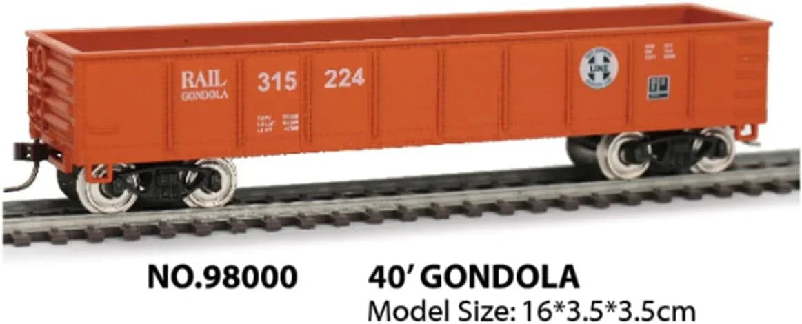 HANFLY 66100A Scale Electric Steam Locomotive Train Set 1:87 with Metal Tracks | Alloy Engine, Cargo Wagon, Speed Controller | Classic Railway Model Toy Gift
