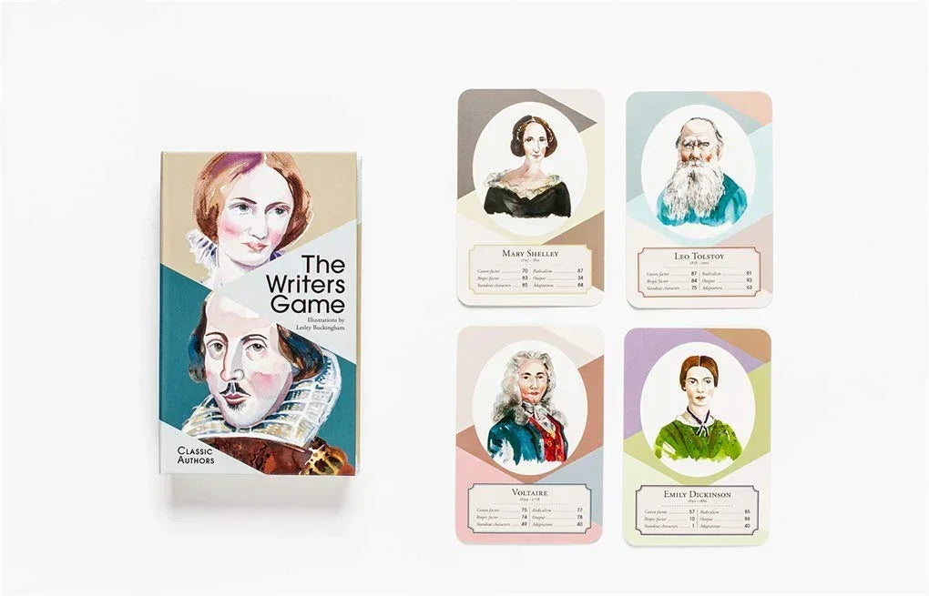 The Writers Game – Classic Authors Card Game (2019 Edition) - Jaiman Toys