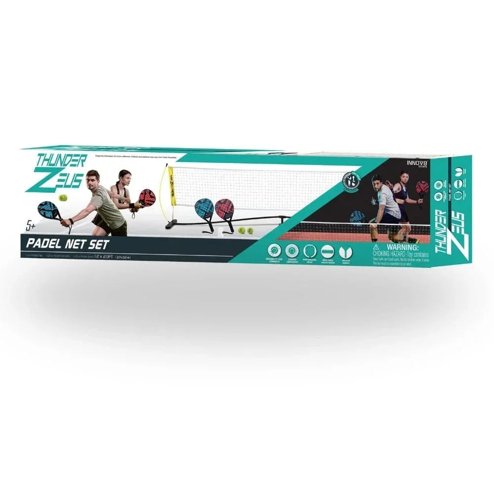 Innov8 Padel Net Set, Durable Base with Quick Attach System, Ages 5+ - Jaiman Toys