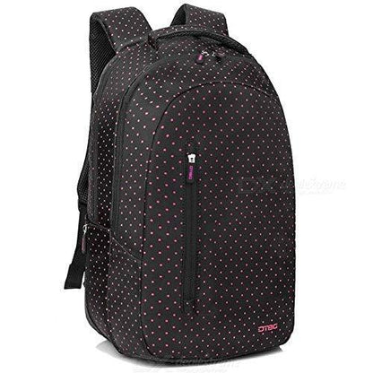 DTBG Laptop Backpack 15.6" Water Resistant (Black with Pink Dots) - Jaiman Toys