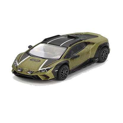 Mini GT Die Cast Collectrors Model Cars: (Lambo'Rghini Hura'can Sterrato Verda GEA Matt) - Jaiman Toys