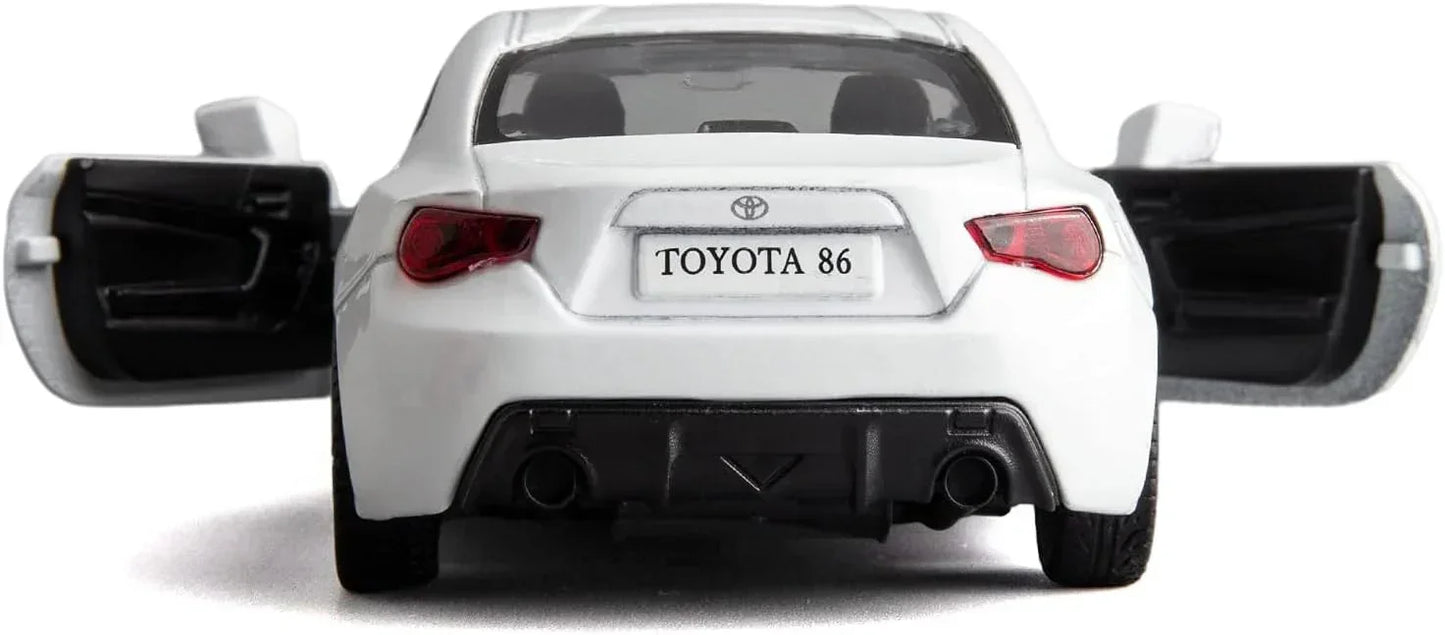 RMZ City 1:36 Toyota 86 Diecast Car Model – Opening Doors, Realistic Interior (Red & White Variants)