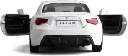 RMZ City 1:36 Toyota 86 Diecast Car Model – Opening Doors, Realistic Interior (Red & White Variants)
