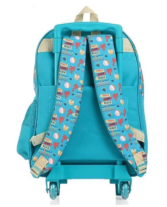 STRIDERS Peppa Pig 16 Inch Trolley School Bag for Kids Spacious Rolling Backpack for School, Travel 6-8 Years - Jaiman Toys
