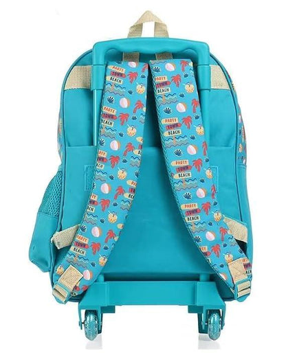 STRIDERS Peppa Pig 16 Inch Trolley School Bag for Kids Spacious Rolling Backpack for School, Travel 6-8 Years - Jaiman Toys