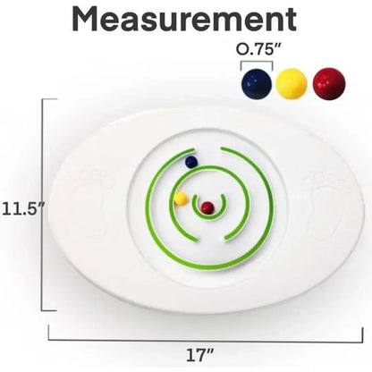 Innov8 Balance Board Sports Active Play Board with 3 Balls, Maze Navigation, for Home and Backyard - Jaiman Toys