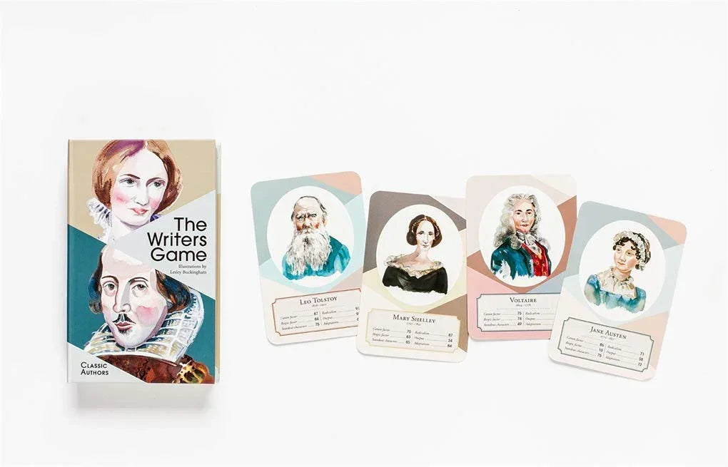 The Writers Game – Classic Authors Card Game (2019 Edition) - Jaiman Toys