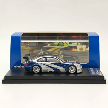 Ghost Player M3 E46 GTR 1:64 Scale Diecast Model Car | Metal Body Racing Collectible