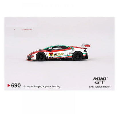 Mini GT Lamborghini Huracan GT3 EVO #88 JLOC Lamborghini GT3 JLOC 2023 Super GT Series - Jaiman Toys