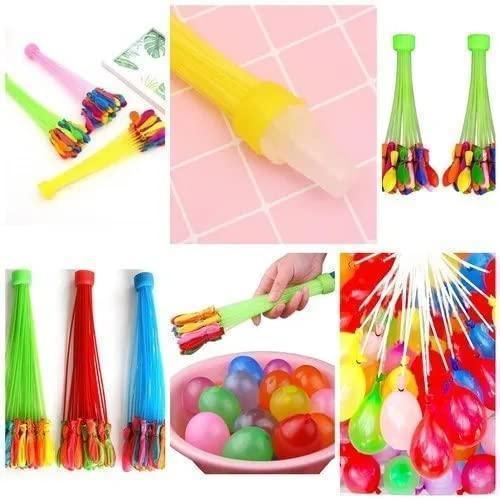 Happy Baby Water Balloons Holi for Kids Boys and Girls, Single Bunches Balloons (5 Pack) - Jaiman Toys
