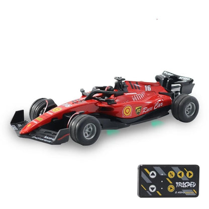 Trasped 1:64 Die-Cast Metal F1 Mini RC Racing Car with LED Lights – 2.4GHz Remote & App Control, USB Rechargeable Alloy Racing Car for Kids & Collectors (2 Variants)
