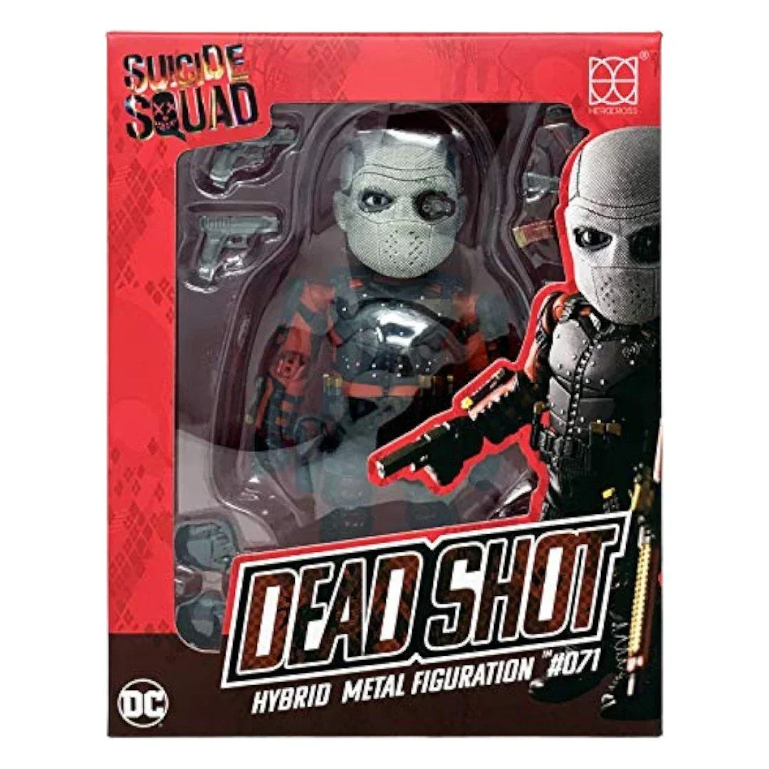 Herocross! DC Suicide Squad Deadshot Hybrid Metal 6” Action Figure HMF#071 - Jaiman Toys